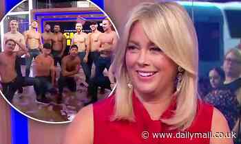 Magic Mike Live hijacks Sunrise with a strip show- as Sam Armytage and Nat Barr watch on with glee 