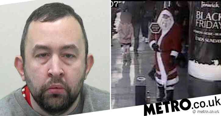 Sex offender dressed up as Santa and offered to take pictures with children