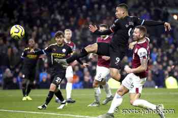 Gabriel Jesus scores 2 as Man City beats Burnley 4-1 in PL