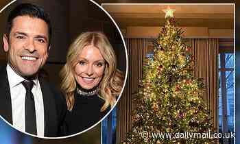 Kelly Ripa shares a first look at her stunning 12 foot tall Christmas tree