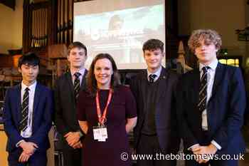 Hope for Justice's Susan Banister speaks at Bolton School about modern day slavery