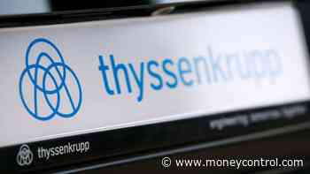 Thyssenkrupp steel workers protest against German job cuts