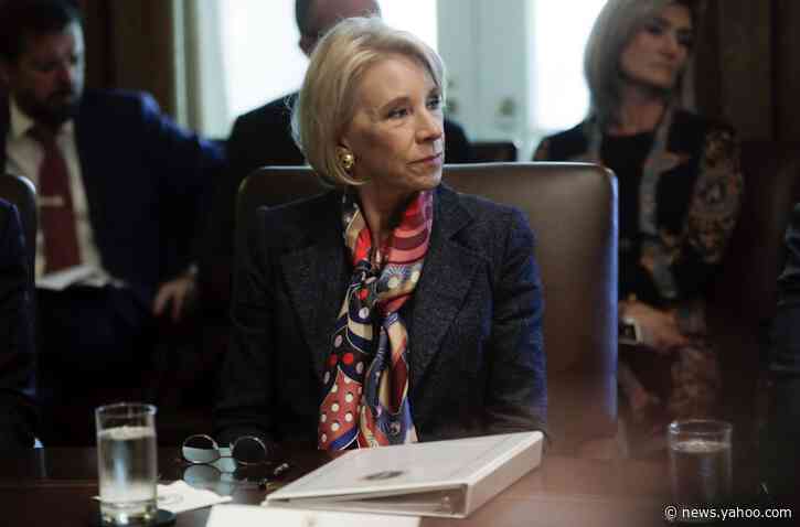 DeVos calls for making financial aid unit a separate agency
