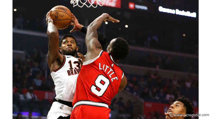 Paul George, Montrezl Harrell lead Clippers past Blazers