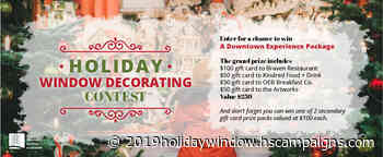 Downtown Business Association Third Annual Holiday Window  Decorating Contest