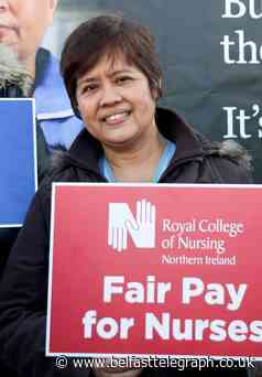 Health crisis: RCN members on picket line for first time in history with a 'heavy heart'