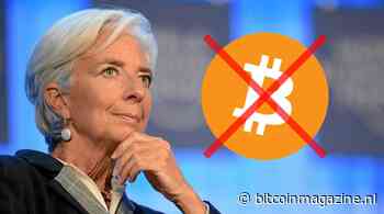 ECB-voorzitter Lagarde pleit voor digitale euro, Bitcoin ongeschikt