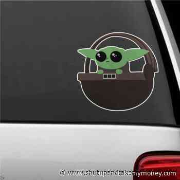 Baby Yoda Car Decal