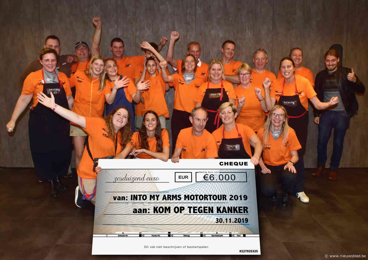 Motorrijders zamelen 6.000 euro in voor Into My Arms