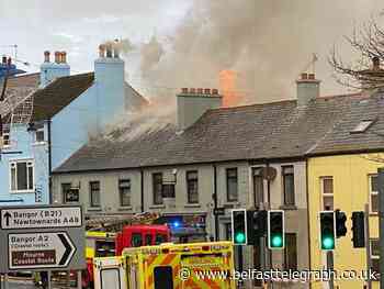 Two people taken to hospital following blaze at Donaghadee restaurant