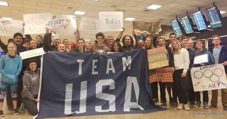 USA Climbing’s newest Olympians, Nathaniel Coleman and Kyra Condie, given hero’s welcome upon return to SLC