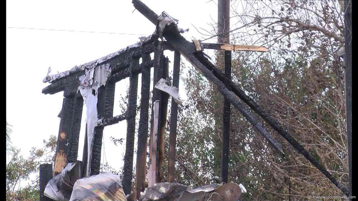 Fire leaves Mercedes Family homeless