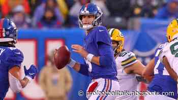 Daniel Jones out of practice with high ankle sprain