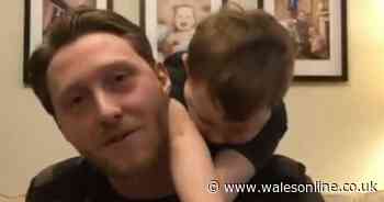 The two-year-old star of Wales' favourite Christmas advert has stolen the nation's hearts again