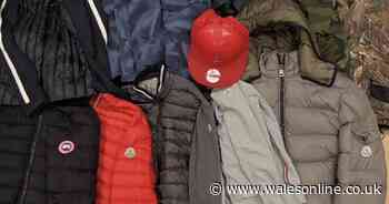 More than £30,000 worth of designer shoes and clothes seized by police during early morning raids