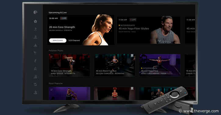 Peloton drops its digital subscription price and launches Fire TV and Apple Watch apps