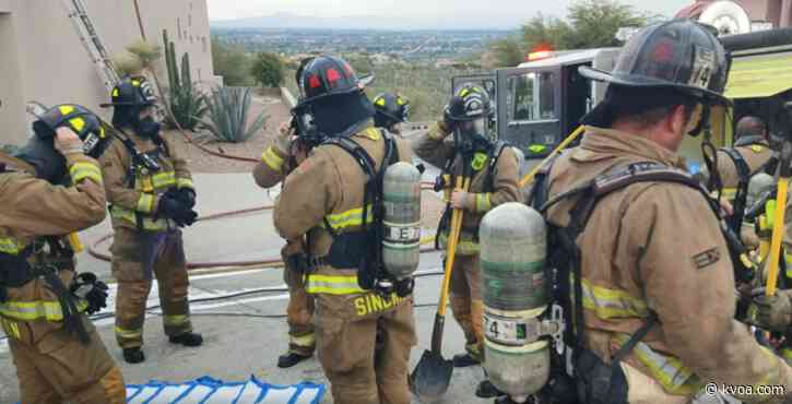 Rural Metro responds to house fire in Catalina Foothills