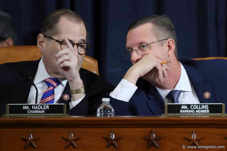 Fiery disagreements as Trump impeachment hearing opens