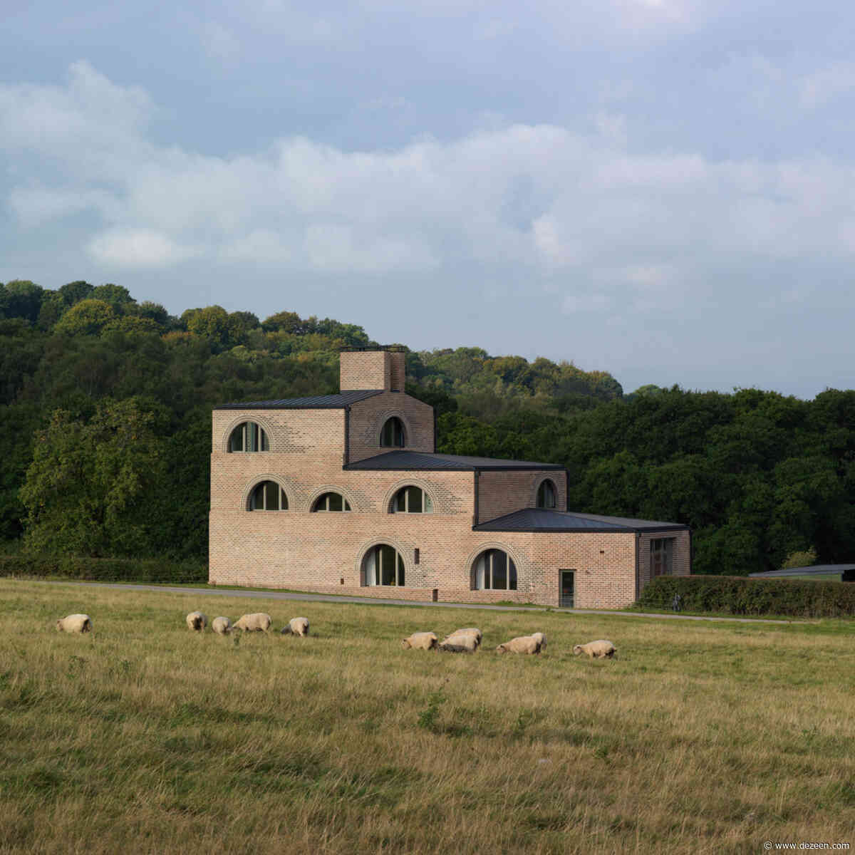 Adam Richards models his home on Roman architecture and Soviet-era science fiction
