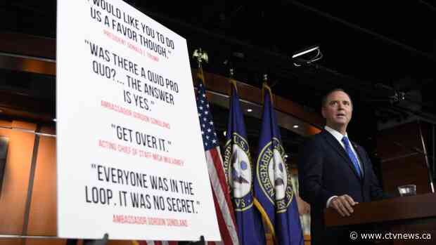 Fiery disagreements as Trump impeachment hearing opens