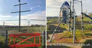 Much-loved playground is torn down after residents say 'screaming and drinking' gangs took it over