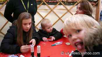 Kate photobombed by toddler during visit to Christmas tree farm