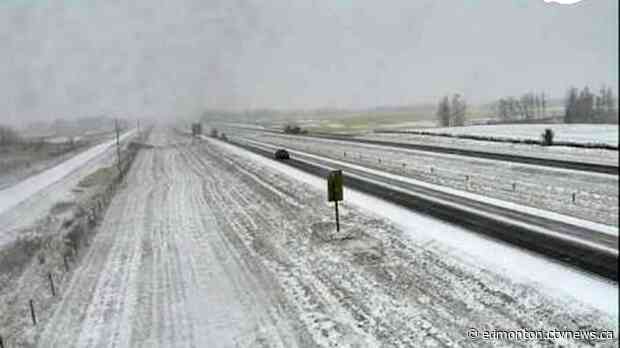 Northbound QEII Highway closed south of Wetaskiwin due to multi-vehicle crash