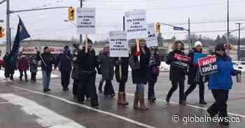 Guelph teachers hit the picket line as part of 1-day OSSTF strike