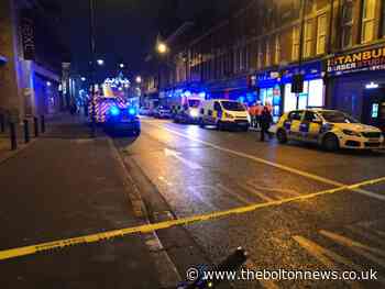 Suspected 'acid attack' outside Market Place shopping centre Bolton