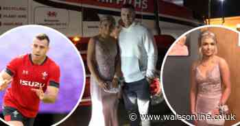 Wales rugby player Gareth Davies takes teenage girl to her school prom (in an HGV)
