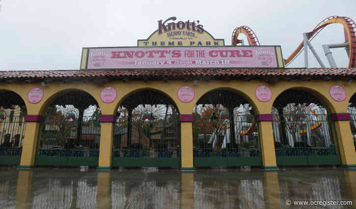 Knott’s Berry Farm and Six Flags Magic Mountain closed by heavy rain today