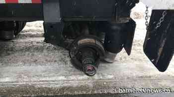 Another close call as runaway tire flies across highway lanes