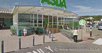 A bag of human poo was left with donated food in an Asda foodbank trolley