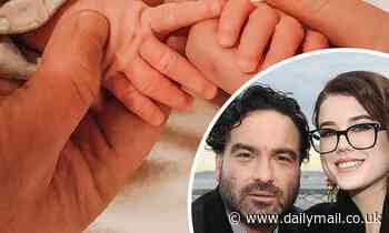 Johnny Galecki, 44, and Alaina Meyer, 21, have baby boy