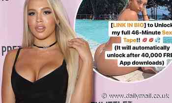 Tammy Hembrow's Instagram account is HACKED as criminals vow to release a 'sex tape'