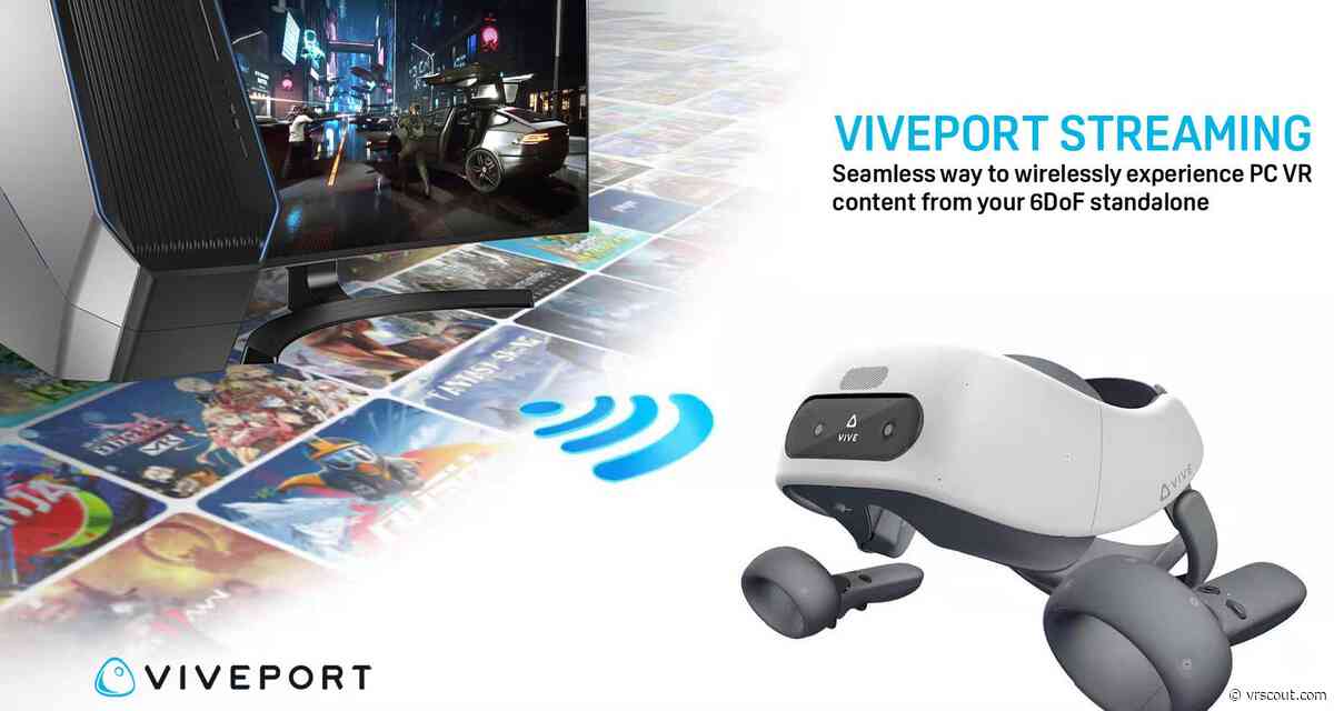 VIVEPORT Wireless VR Streaming Beta Now Available On Vive Focus Plus & Vive Wave