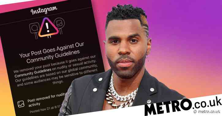 Jason Derulo reposts NSFW snap after Instagram bans his anaconda: ‘I can’t help my size’