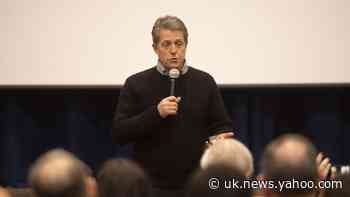 Hugh Grant heckled while campaigning for Labour