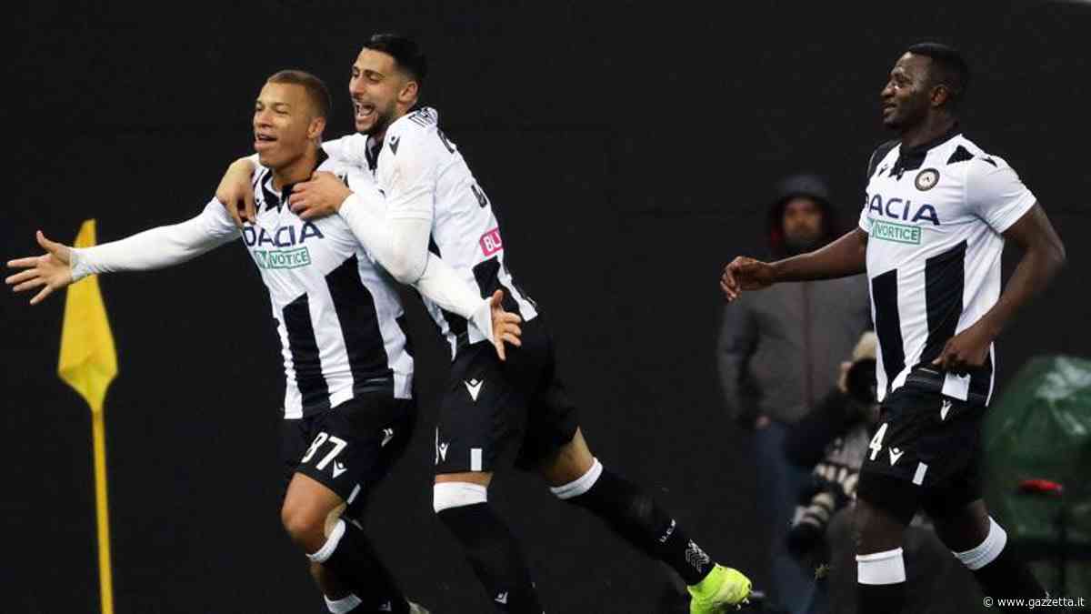 Coppa Italia, Udinese-Bologna 4-0. La squadra di Gotti vola agli ottavi contro la Juve