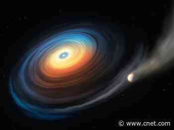 In bizarre space first, a tiny star is consuming a planet four times its size     - CNET