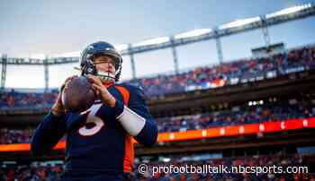 Drew Lock heard from Archie and Peyton Manning after getting first win
