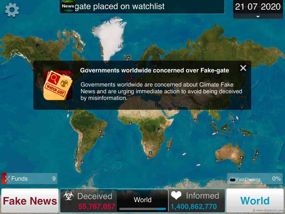 Full Fact partners with a popular plague game to show how fake news spreads