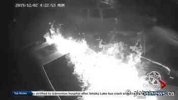 EPS ask public to help them find man who set car on fire