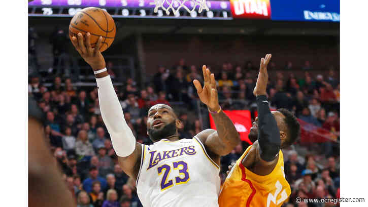Lakers race past Jazz for 10th straight road win
