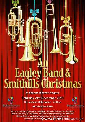 Eagley Band performs festive brass for Bolton hospice