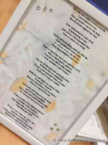The tear-jerking poem a patient wrote to Bolton medics