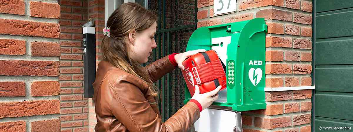 Gemeente ziet noodzaak goede spreiding AED’s in Lelystad