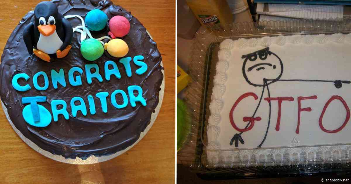 75 Farewell cakes that are hilariously savage