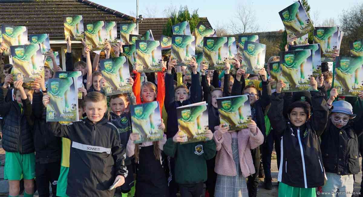 Unsworth FC youngsters go crazy for club's own unique sticker book