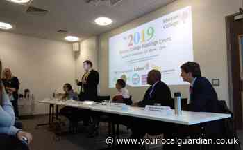 Merton College students grill Mitcham and Morden election candidates